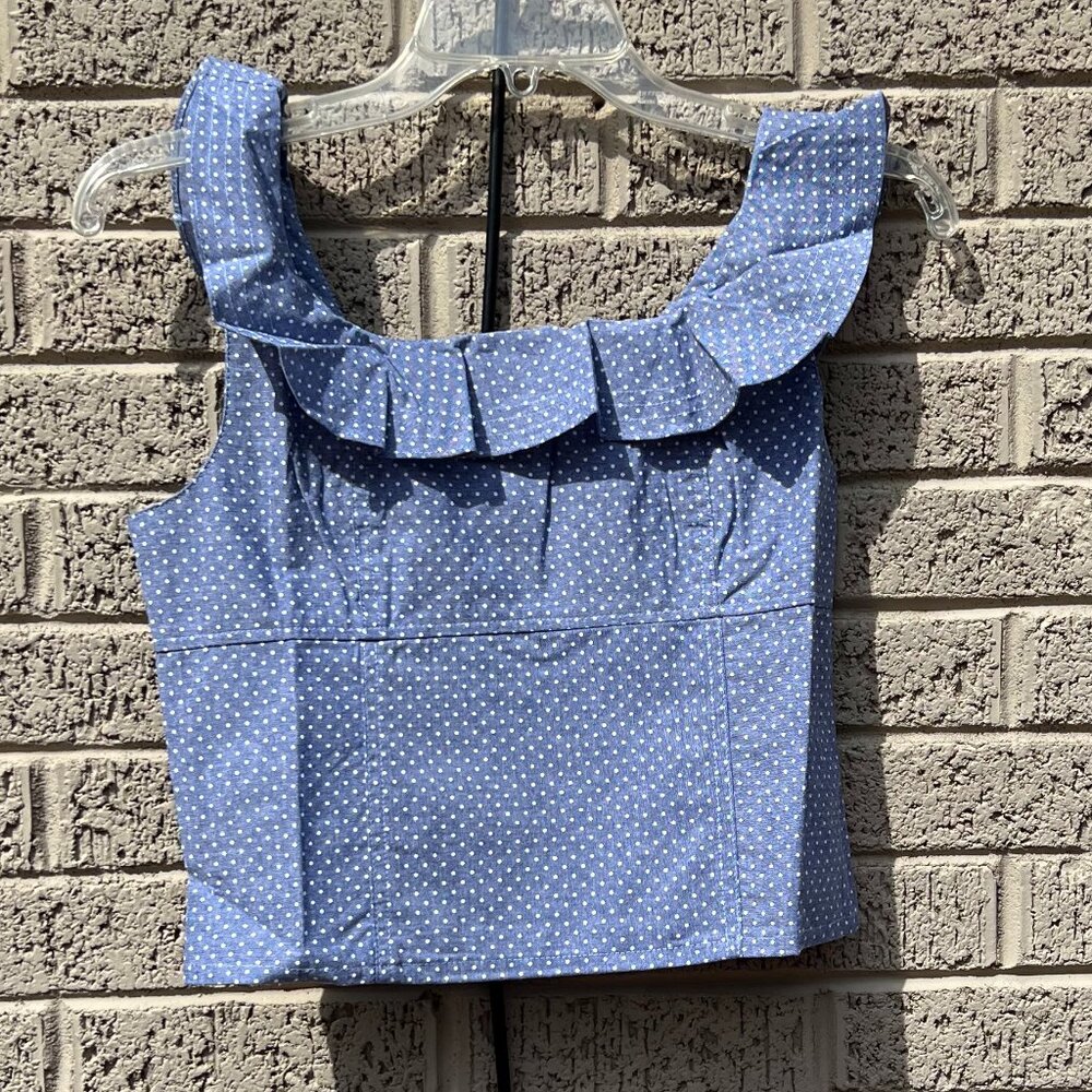 Hayden LA Polka Dot Crop Top NWT Small